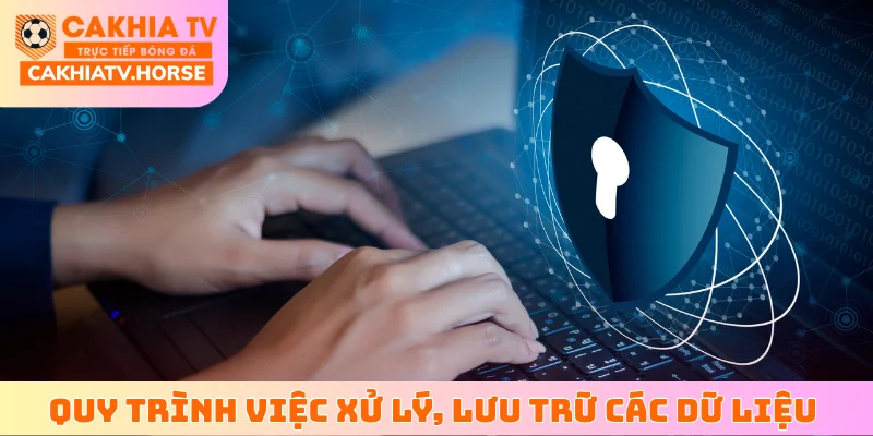 Quy trình việc xử lý, lưu trữ các dữ liệu ở trong chính sách bảo mật